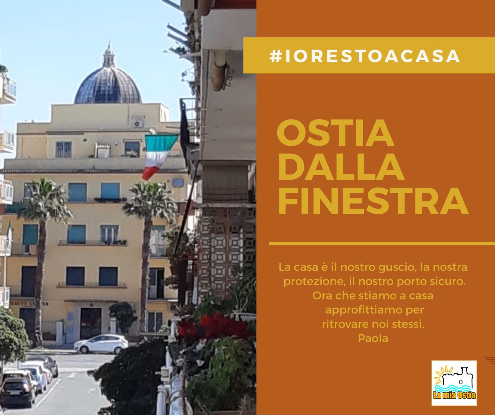 Ostia dalla finestra: mese di aprile